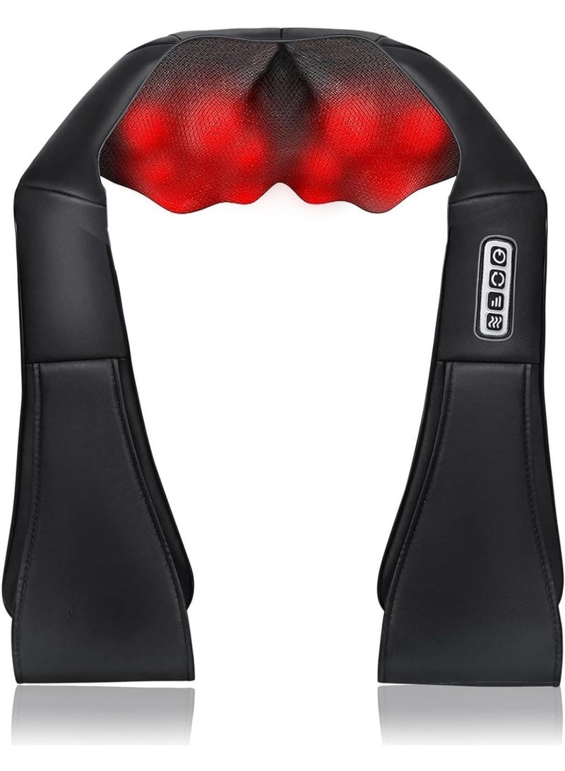 Electric 5D Shiatsu Neck and Back Massager with Heat - Deep Tissue Kneading Shoulder Massage System - Multifunctional Body Relief for Leg, Foot & Muscle Pain - Professional Health Gift for Men & Women - Image 1