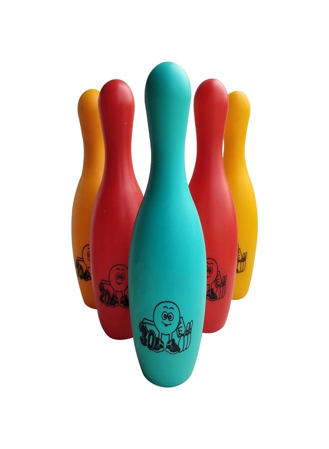RAINBOW RIDERS Bowling Alley Set with 6 Pins and Two Balls Indoor Outdoor Sports Game for Kids | Light Weight & Easy to Carry, 3+ Years - Image 5