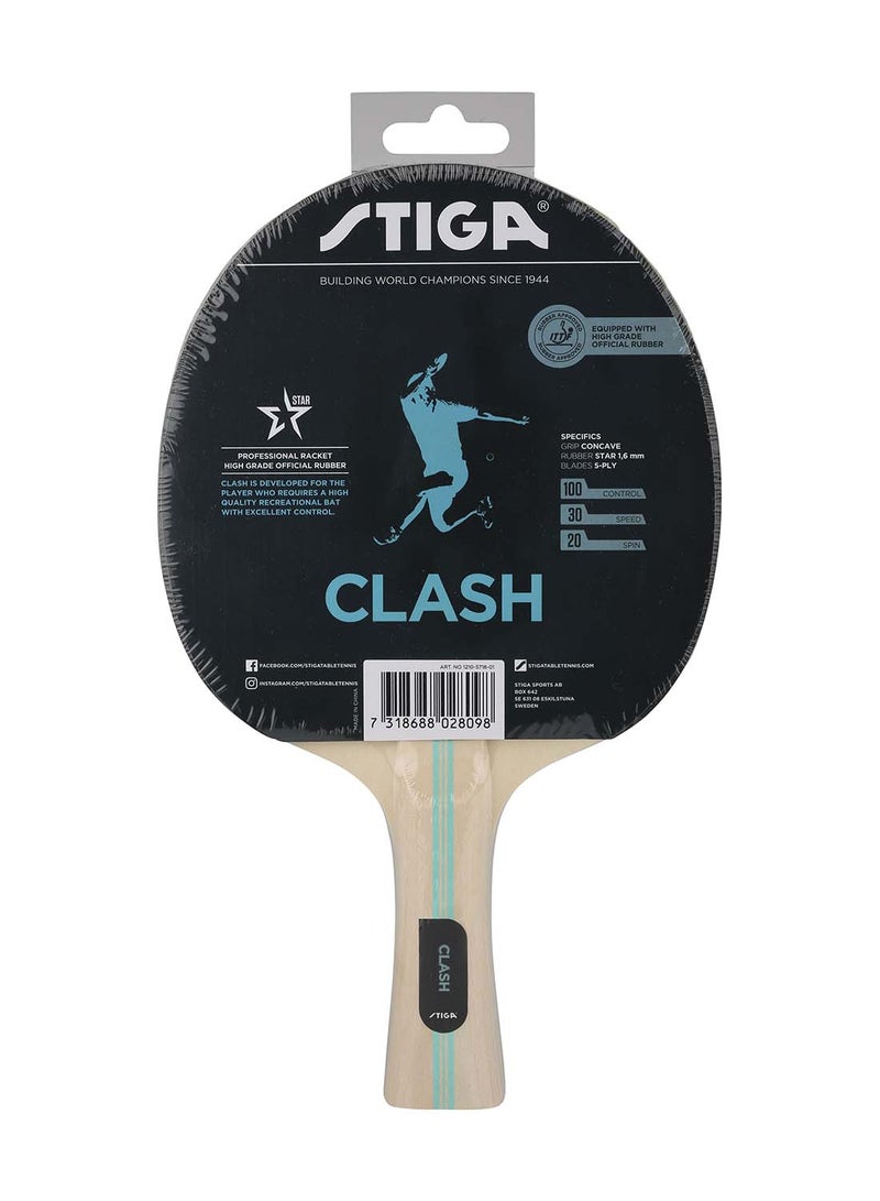 Stiga Clash Hobby Table Tennis Bat - Image 3