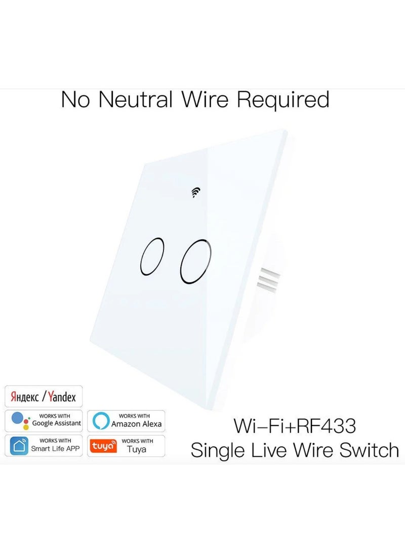 TUYA Smart Light Touch Switch 220V No Neutral - Image 1