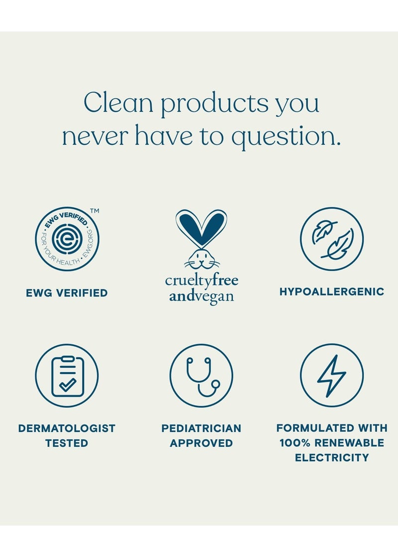 pipette Pipette Baby Shampoo and Body Wash - Vanilla + Ylang Ylang, Tear-Free Bath Time, Hypoallergenic, Moisturizing Plant-Derived Squalane, Non-Toxic, Sulfate Free, 11.8 fl oz  - Image 2