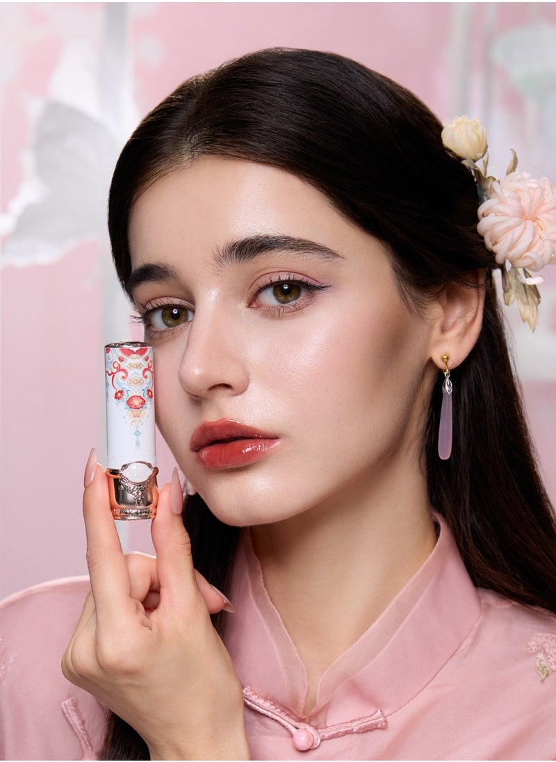 Flower Knows Butterfly Cloud Collar Collection Glossy Lipstick Non-sticky Highly Pigmented Long-lasting Hydration Shiny Lipgloss - C08 Sunset Clouds  - Image 5
