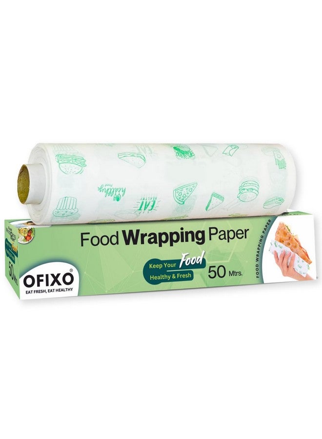 OFIXO 50 Meter Food WRAP Multipurpose Food Wrapping (Pack of 1) - Image 1