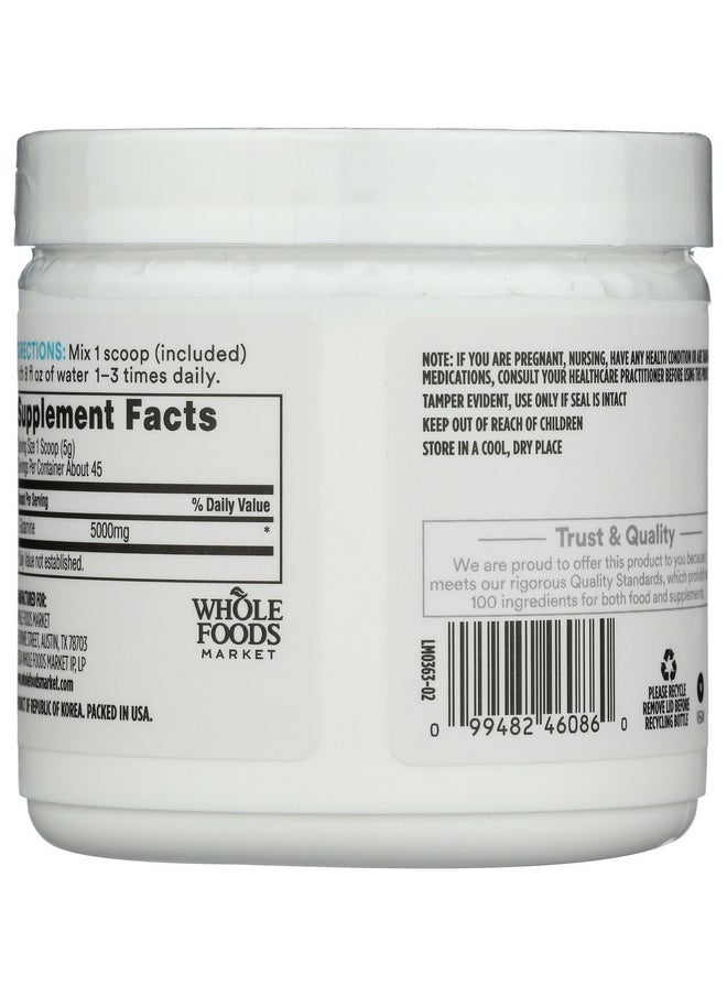 whole foods market - Whole Foods Market, L-Glutamine Free-Form Powder, 8 oz - Image 1