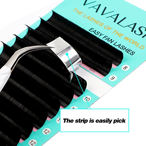 VAVALASH Eyelash Extension Supplies DD Curl 003 Rapid Volume Lash Extensions Easy Fan 3D 4D 5D 6D 7D 10D Automatic Blooming Flower Lashes Self Fanning Lashes Russian Volume Individual Lashes DD00312mm - Image 5