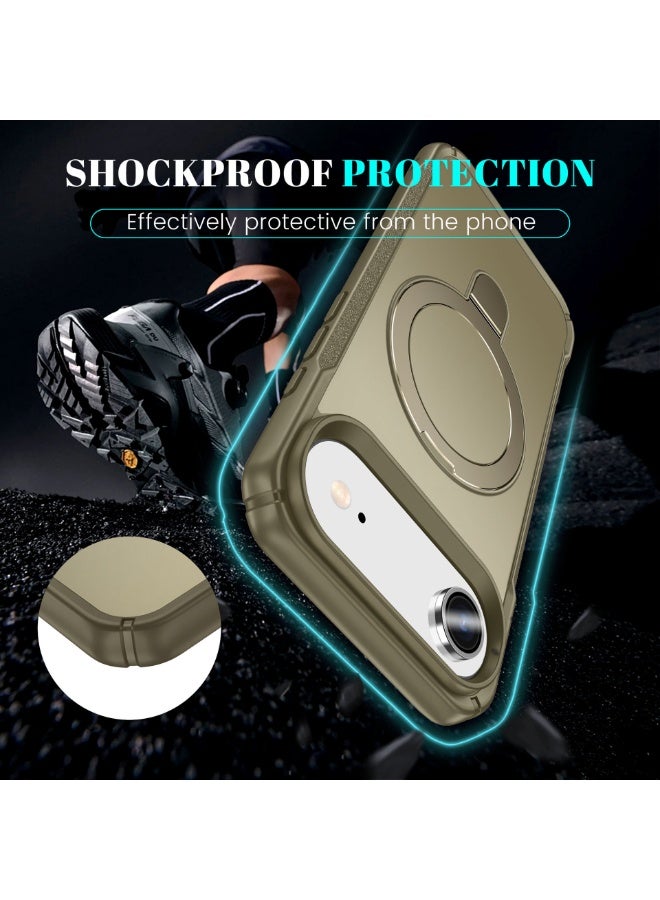 general Case for Apple iPhone 17 Air with Magnetic Kickstand  Skin - friendly Texture - Image 5