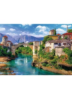 Trefl Red 500 Piece Puzzle Old Bridge In Mostar, Bosnia And Herzegovina  - Image 3