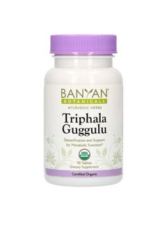 Triphala Guggulu Organic Triphala Supplement With Guggulu & Pippali Metabolism Supplement To Support Healthy Digestion & Detox* 90 Tablets Nongmo Sustainably Sourced Vegan