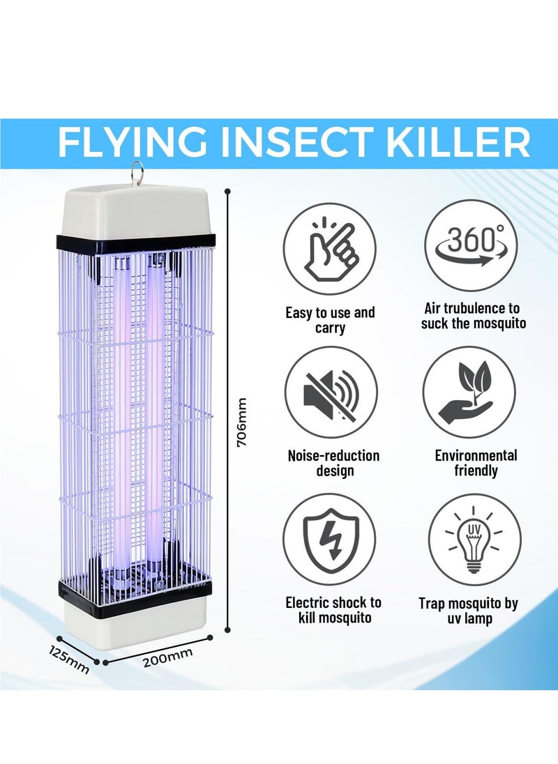 Home Care Mosquito Repellent Zapper Fly Insect Killer for Mosquito, Bug, and Fly, 3800V - 40W UV Dual Tube Light with chain and hook for hanging  - Image 4