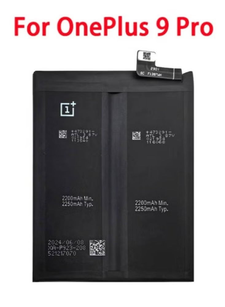 MUNTAQI Replacement Internal Battery BLP827 Compatible for OnePlus 9 Pro (Black) â€“ High-Capacity Li-ion Rechargeable Battery for Long-Lasting Power, Stable Performance, Safe Charging & Easy DIY Installation â€“ Restore Battery Life Fast - Image 1