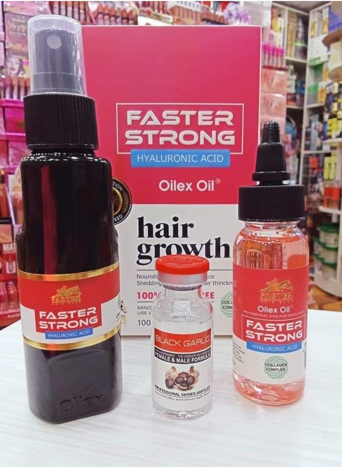 Faster - Faster Strong Hyaluronic Acid Oilex Oil Hair Growth - 100 Ml - Image 1