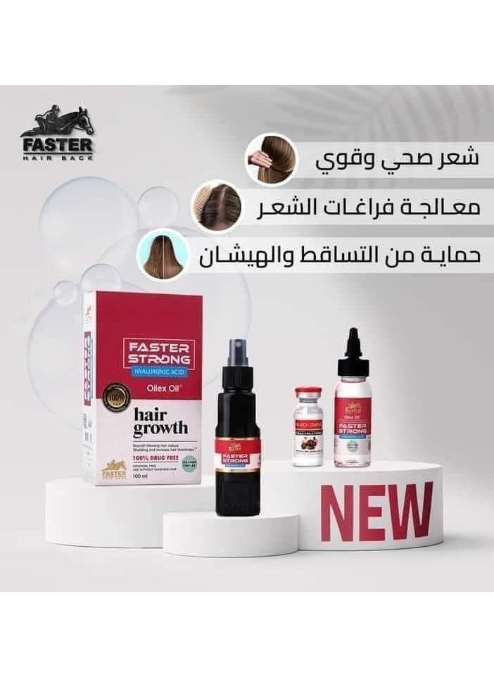 Faster - Faster Strong Hyaluronic Acid Oilex Oil Hair Growth - 100 Ml - Image 1