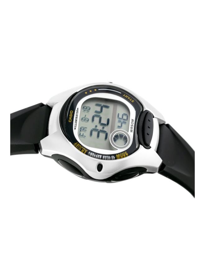CASIO Women Resin Digital Watch LW-200-1ADF - 35 mm - Black - Image 5