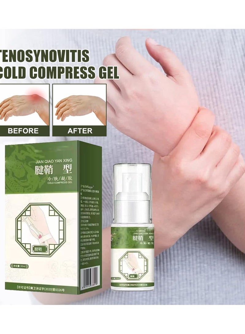 Tendon Sheath Pain and Heel Pain Spray, Tenosynovitis Heel Pain Spray, Tenosynovitis Cold Compress Gel, Tendon Sheath Pain Relief Spray, Foot Heel Analgesic Spray (3Pcs) - Image 3