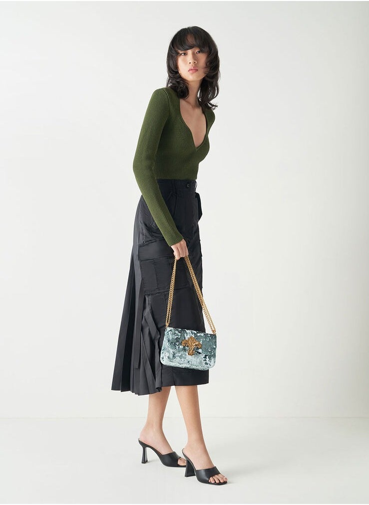 Charles & Keith - Chain Handle Shoulder Bag - Image 1
