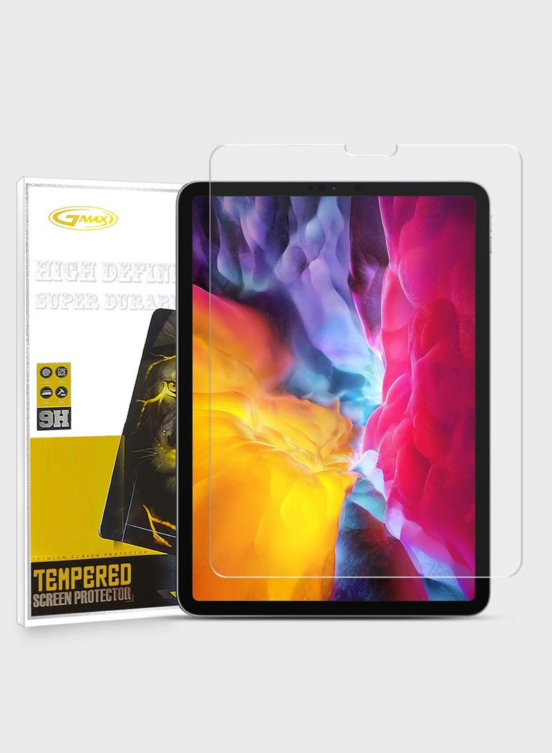 GMAX Premium 9H 0.33 mm thickness HD Tempered Glass Screen Protector for Apple iPad  Pro 11 inch / iPad Air 5 10.9 inch (2020, 2021, 2022) – Full Cover, Anti Fingerprint, Anti Bubbles Scratch Resistant, Easy Installation - Image 1