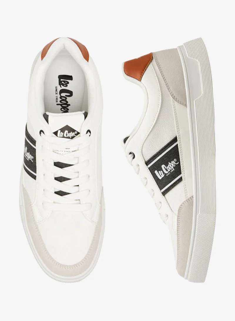 Lee Cooper Men's Panelled Lace-Up Sneakers