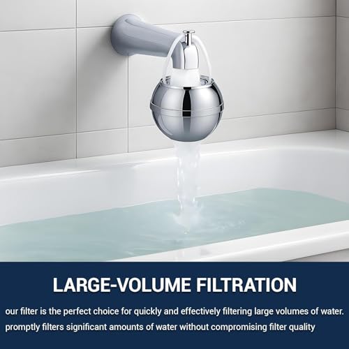 Beati Faucet Bath Filter for Tub - Kinder Water Filter for Bathtub, Hard Water Softener to Remove Lead,Chlorine and Fluoride, Improve Skin, Hair and Nails Condition,Chrome - Image 3