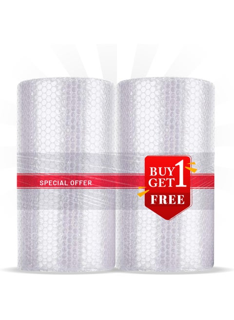 [Pack of 2 Rolls] Bubble Wrap Roll 50cm x 10m Packing Bubble Roll Air Bubble Cushioning Wrap Roll for Packaging Fragile Items, Packing and Moving Supplies