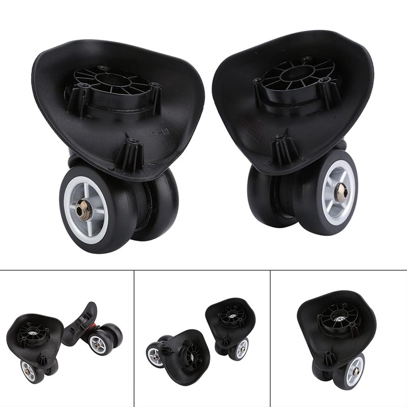 CHICIRIS Luggage Wheels Replacement 2Pcs PVC Trolley Suitcase Wheels - Image 5