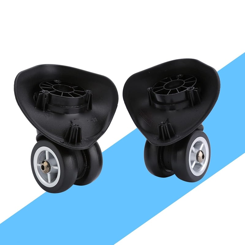 CHICIRIS Luggage Wheels Replacement 2Pcs PVC Trolley Suitcase Wheels - Image 1
