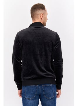 INC Men Stripe Softshell Jacket, Black  - Image 3