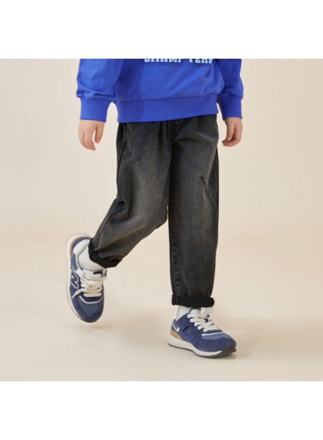 And Bleached, Simple And Crisp】 Boys' Jeans 2025 Spring/autumn Versatile Casual Pants For Kids - Image 5