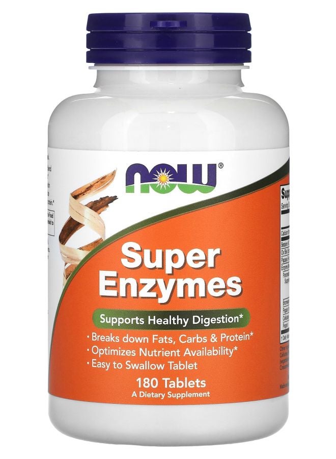now Super Enzymes 180 Tablets