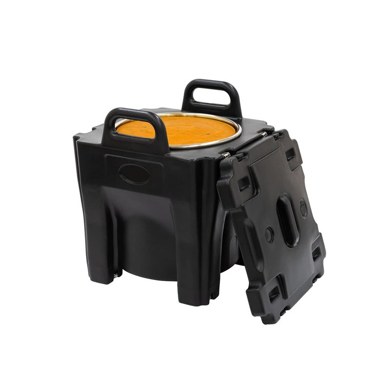 Pearington Insulated Food Carrier 32qt Capacity wStainless Steel Barrel Top Load Soups or Cold Drinks