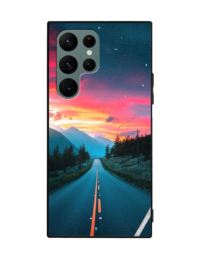 VR CREATIVE Protective Case Cover For Samsung Galaxy S22 Ultra 5G Nature Design Multicolour - Image 1