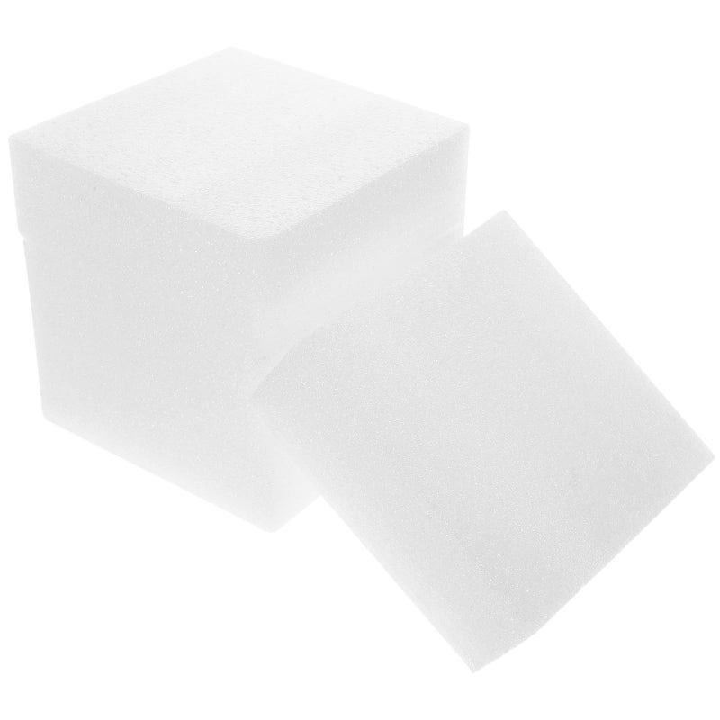 حشوات الرغوة البيضاء 15x15x5 سم 4 قطع متعددة الاستخدام للحماية أثناء الشحن والأعمال الحرفية - Image 2