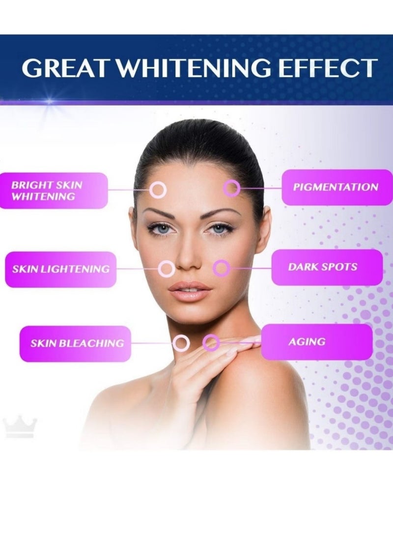 SKIN - 2000mg 90Capsules Glutathione Whitening Pills，Effective Skin Lightening Supplement for Dark Spots, Melasma & Acne Scars - Anti-Aging Antioxidant - Image 1