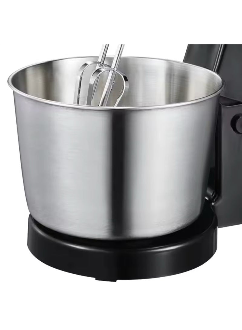 Haley 300W Home Kitchen Electric Household Electric Food Mixer 7-Speed ​​Egg Beater Egg Beater Cake Mixer Handheld Tabletop Dough Mixer - Image 4