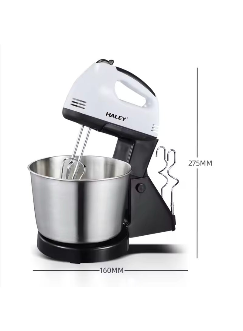 Haley 300W Home Kitchen Electric Household Electric Food Mixer 7-Speed ​​Egg Beater Egg Beater Cake Mixer Handheld Tabletop Dough Mixer - Image 2