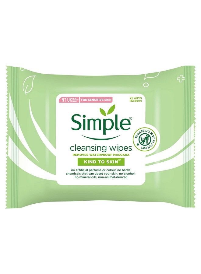 simple مناديل تنظيف الوجه لطيفة على البشرة 25 منديل - Image 2