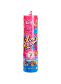 Mattel BARBIE ​Barbie Dolls and Accessories, Color Reveal Doll, Scented with 7 Surprises Including Color Change, Sweet Fruit Series​​  - Image 1