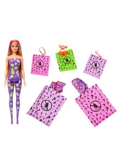 Mattel BARBIE ​Barbie Dolls and Accessories, Color Reveal Doll, Scented with 7 Surprises Including Color Change, Sweet Fruit Series​​  - Image 3