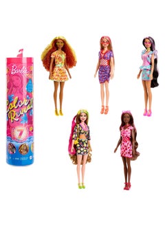 Mattel BARBIE ​Barbie Dolls and Accessories, Color Reveal Doll, Scented with 7 Surprises Including Color Change, Sweet Fruit Series​​  - Image 2