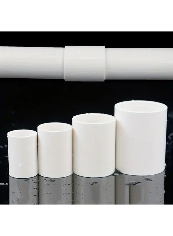 8 قطع من أنابيب الـ PVC البيضاء المباشرة متساوية القطر لتجميع كامل المواصفات - Image 1