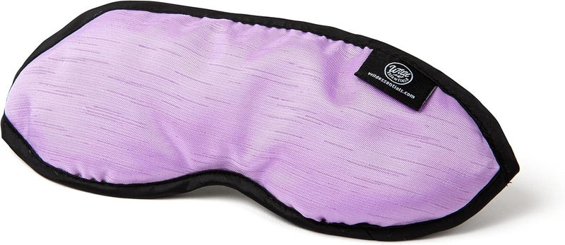 Dream Essentials Wild Essentials Infusion Sleep Mask Infused with French Lavender Includes resealable Pouch to Keep Fresh Nose Bridge to Block Light Below Eyes Aromatherapy Calming Relaxing Purple 