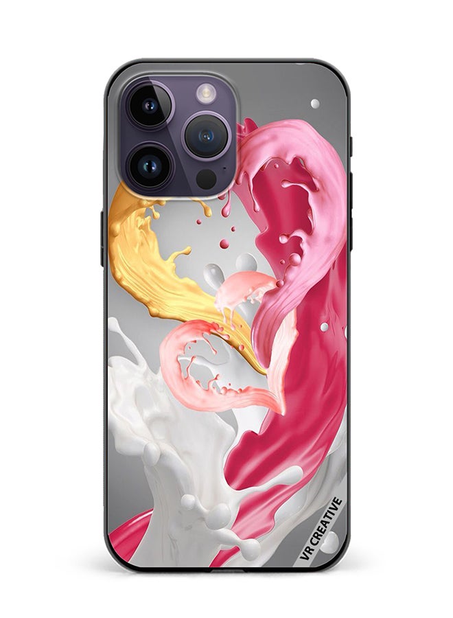 VR CREATIVE Protective Case Cover For Apple iPhone 15 Pro Couple Design Multicolour - Image 1