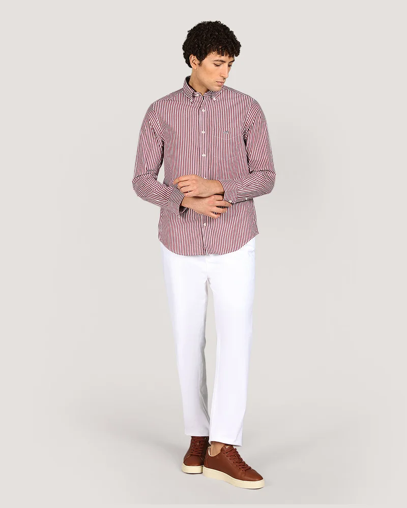 GANT Regular Classic Popl Stripe Shirt
