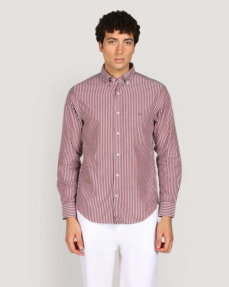 GANT Regular Classic Popl Stripe Shirt