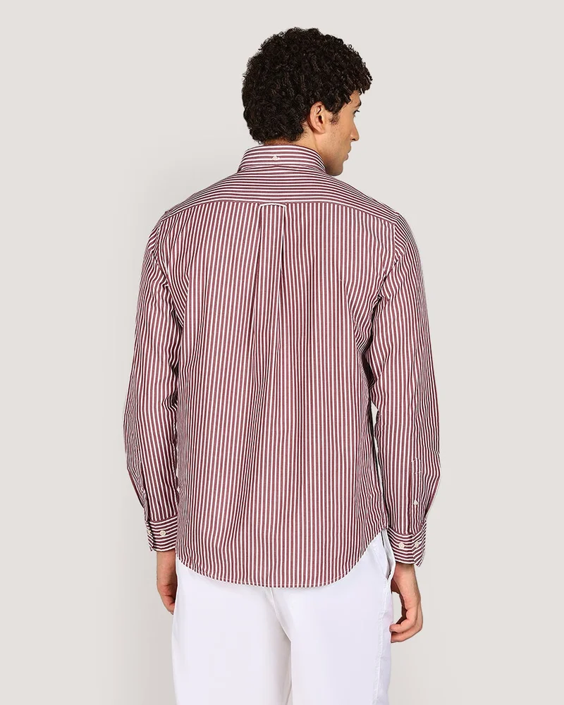GANT  Regular Classic Popl Stripe Shirt for Men | Best Price UAE