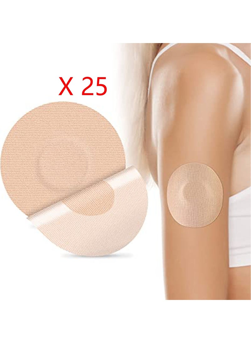 25 Pieces Freestyle Adhesive Patch Good for Libre Enlite Guardian Pre Cut Back Paper Waterproof Libre2 3 Sensor - Image 1