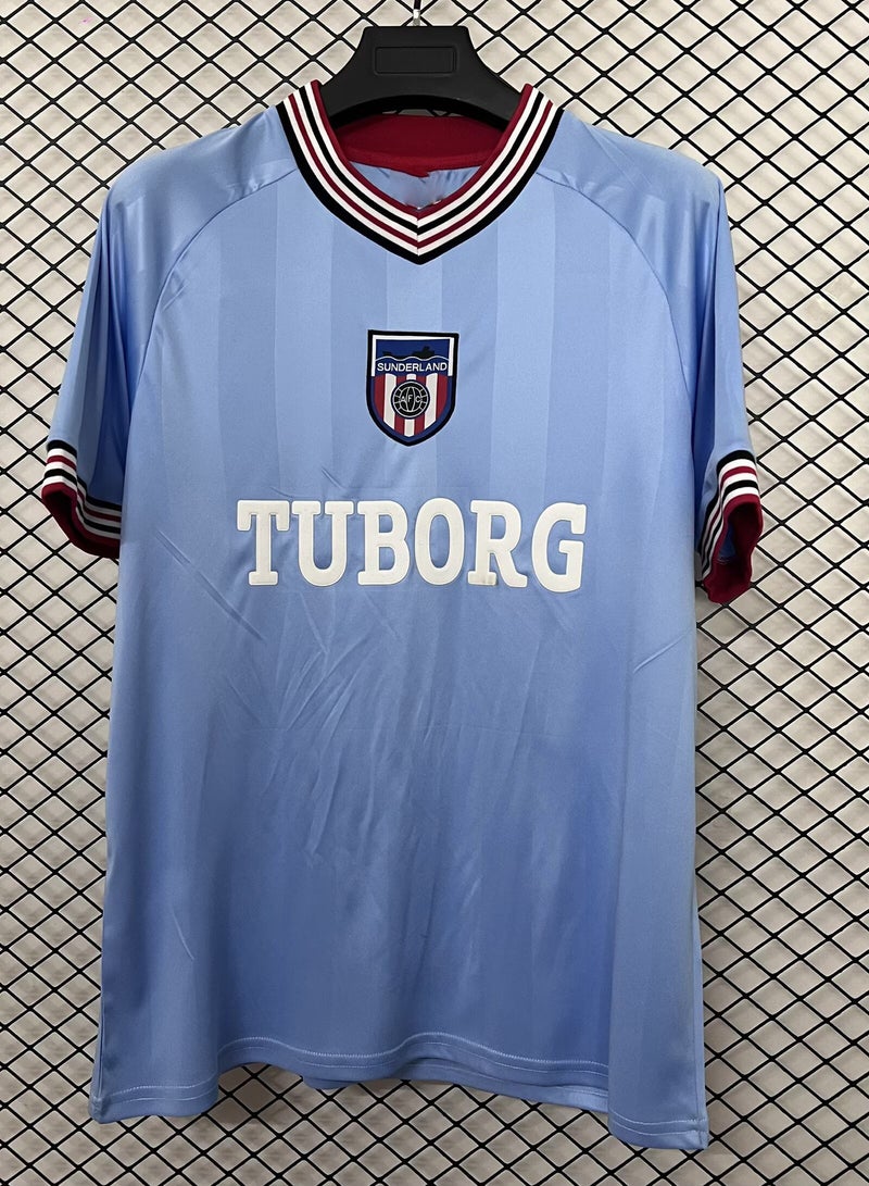 Classic Vintage Football Clothes Spain Malaga Valladolid Zaragoza Sunderland Edition Jersey - Image 1