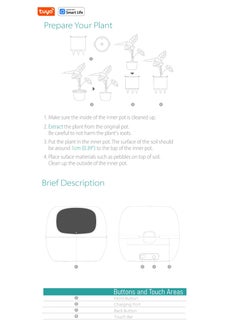 EVEREEN Tuya Ivy Smart Planter,Endless Fun Over 49 Rich Expressions,7 smart sensors,AI Chips Make Raising Plants Easy and Fun(Yellow)  - Image 5