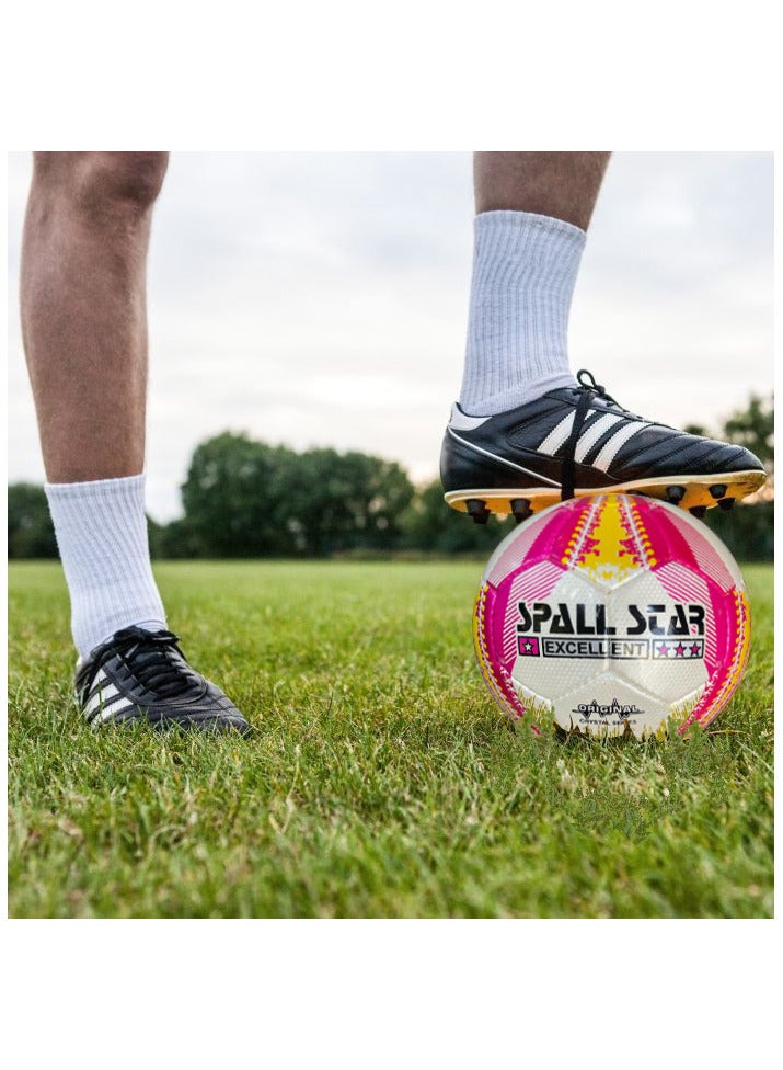 Spall Football Soccer Ball For Matches World Cup Best Indoor/Outdoor Water Proof Ball For Professional Training And Match Men And Women Youth And Adult - Image 2