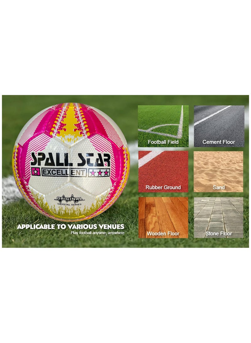 Spall Football Soccer Ball For Matches World Cup Best Indoor/Outdoor Water Proof Ball For Professional Training And Match Men And Women Youth And Adult - Image 4