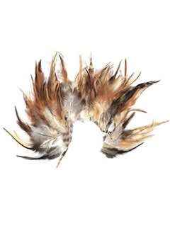 Asian Hobby Crafts Natural Dyed Feathers : Size Multi : Color Wild Hen : 80Pcs  - Image 2